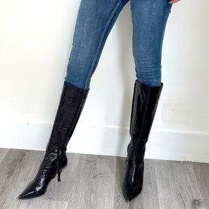 Baldinini ITALY reptilian genuine leather boots